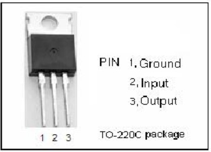 Stabilizátor 1A -5V pro led pásky 7905 TO220